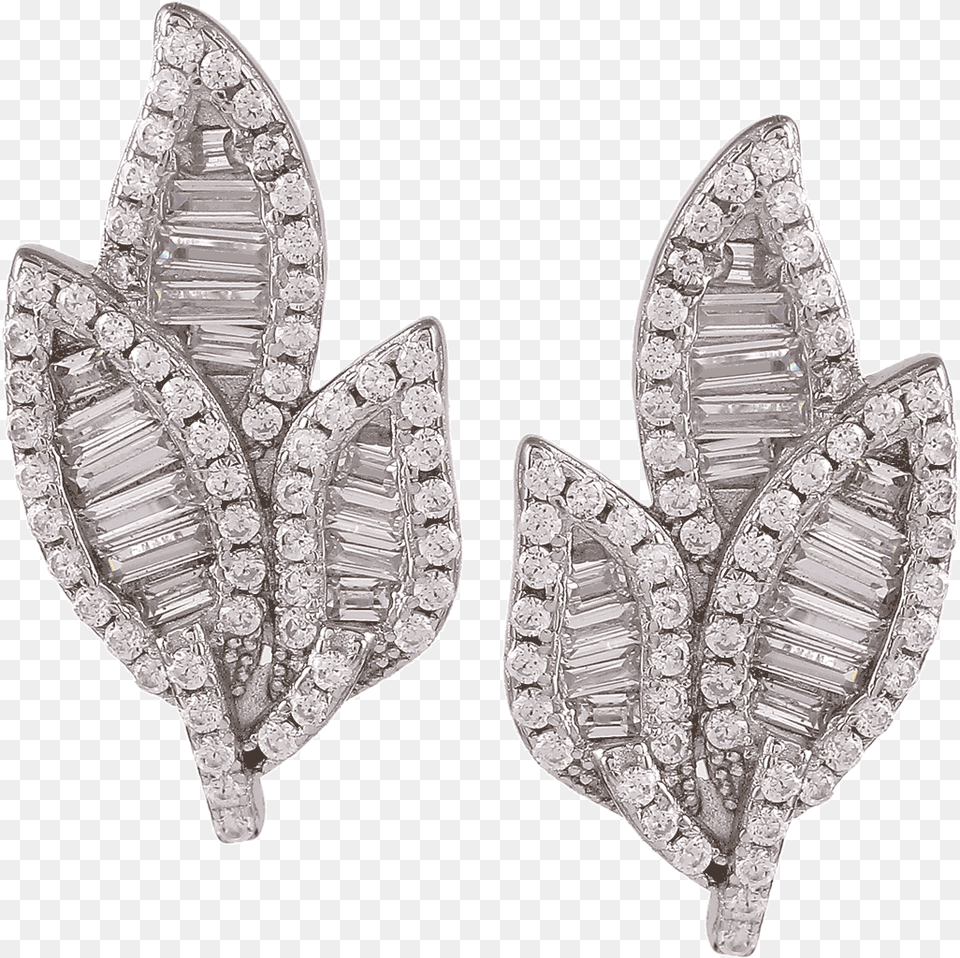 Leafy Bagautte Studs Sketch, Accessories, Diamond, Earring, Gemstone Free Png