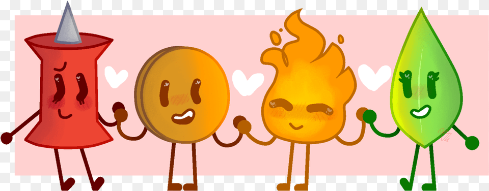 Leafy Died 5 Seconds Later Bfb Leafy X Firey, Face, Head, Person Png