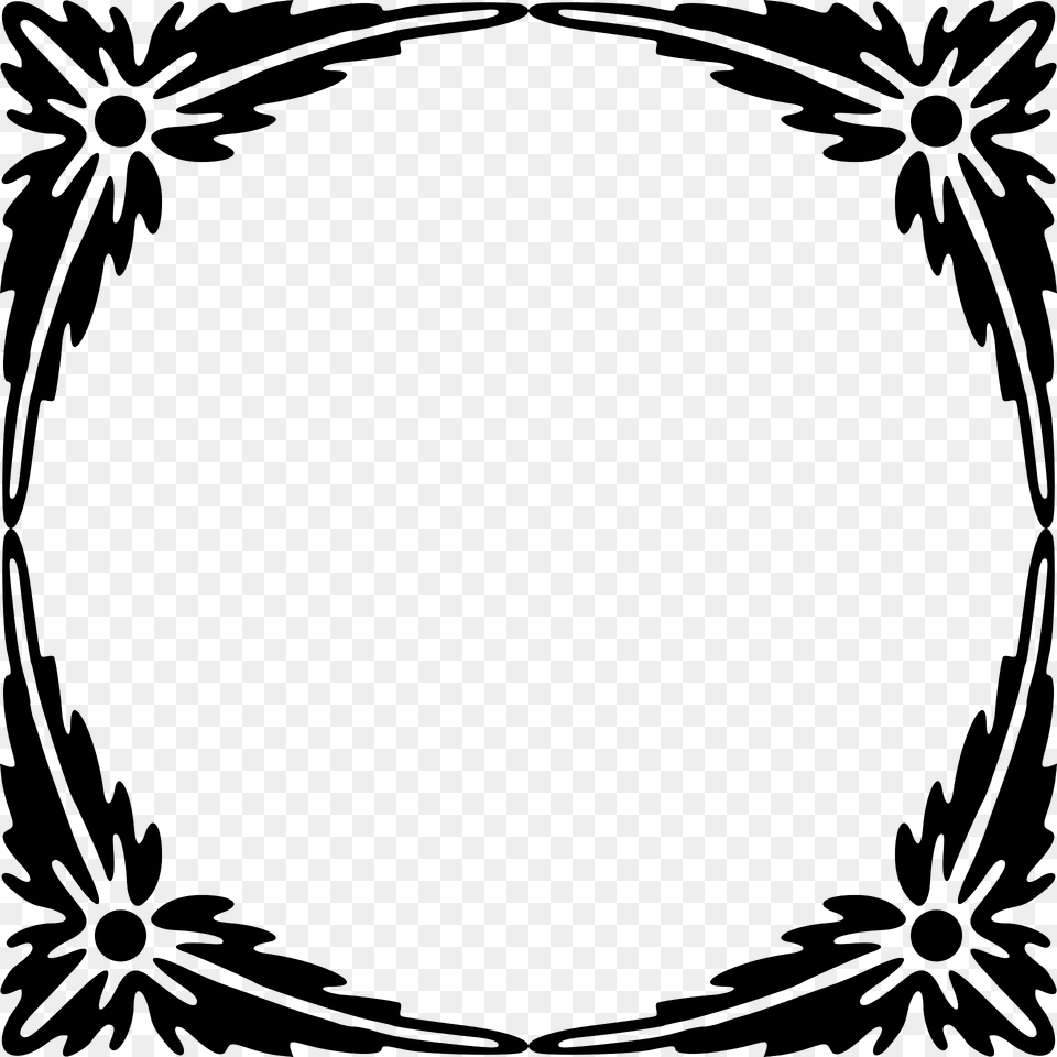 Leafy Frame Clipart, Green, Oval, Pattern, Home Decor Png Image
