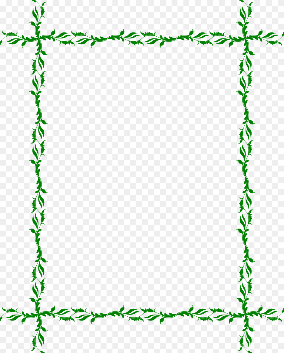 Leafy Frame Clipart, Green, Home Decor, Grass, Plant Free Png