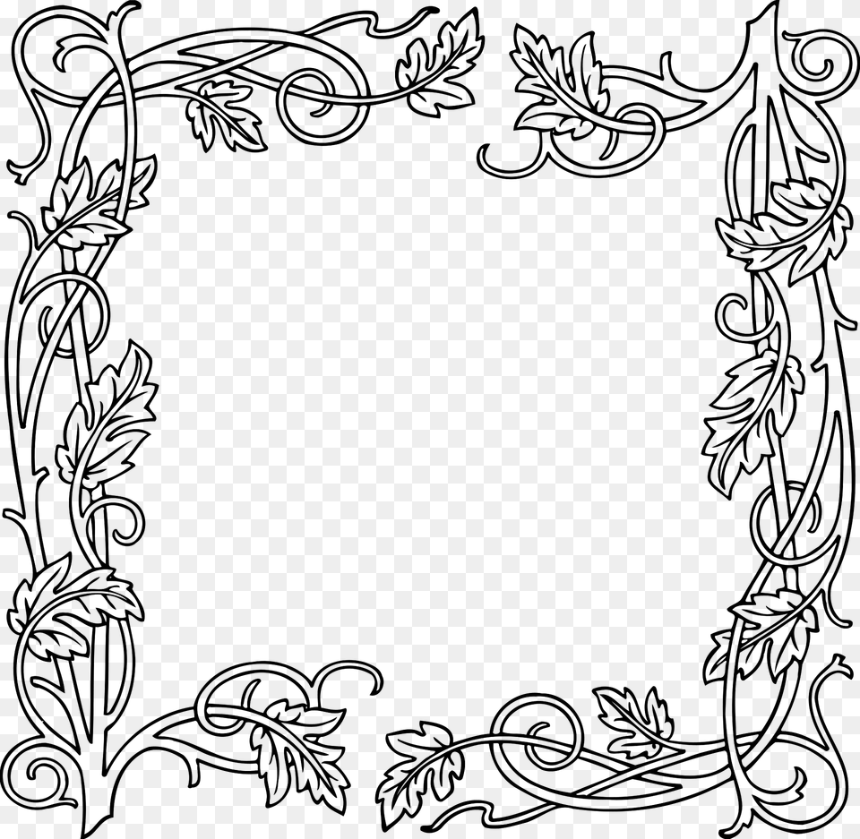 Leafy Frame Clipart, Art, Floral Design, Graphics, Pattern Free Transparent Png