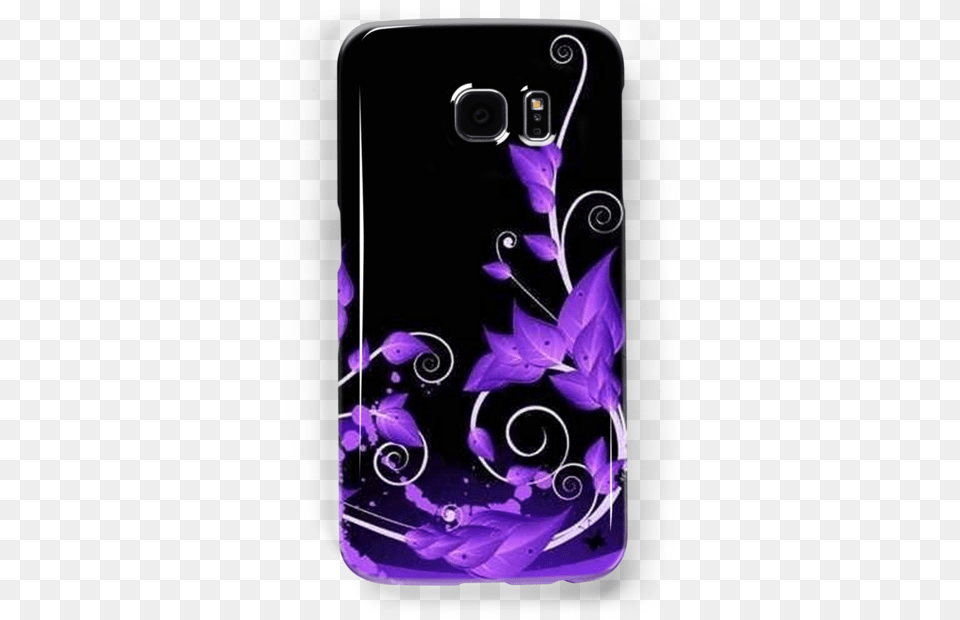 Leafy Purple Vines Mobile Phone Case, Electronics, Mobile Phone Free Png
