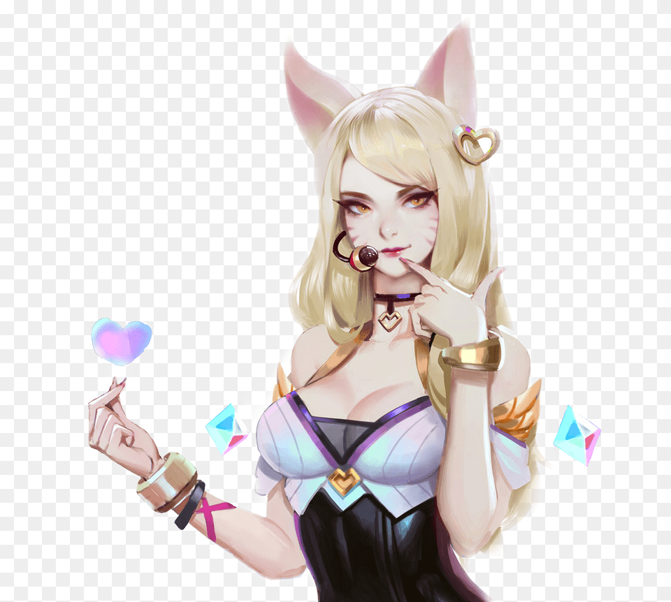 Leageofleagend Kda Ahri Lol Ahri Freetoedit K Da Ahri Cosplay, Adult, Book, Comics, Female Free Png