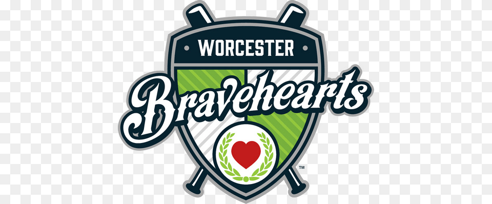 League And Team Directory Worcester Bravehearts, Badge, Logo, Symbol, Dynamite Free Transparent Png