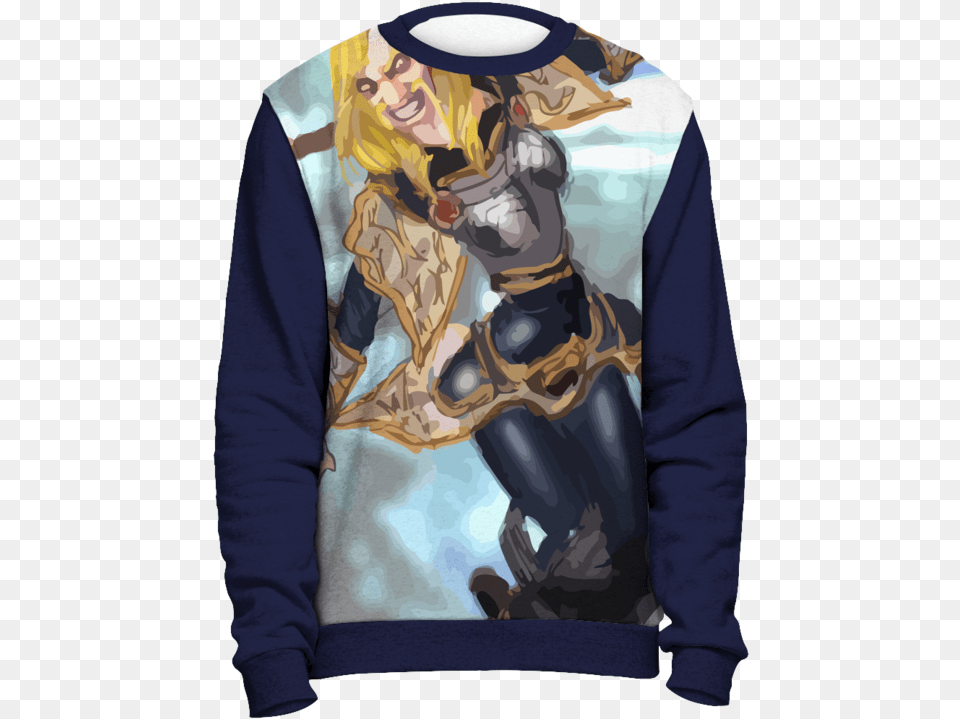 League Of Draven Lux Sweatshirt Delta Sigma Theta Ugly Sweater, Knitwear, Clothing, Hoodie, Person Png