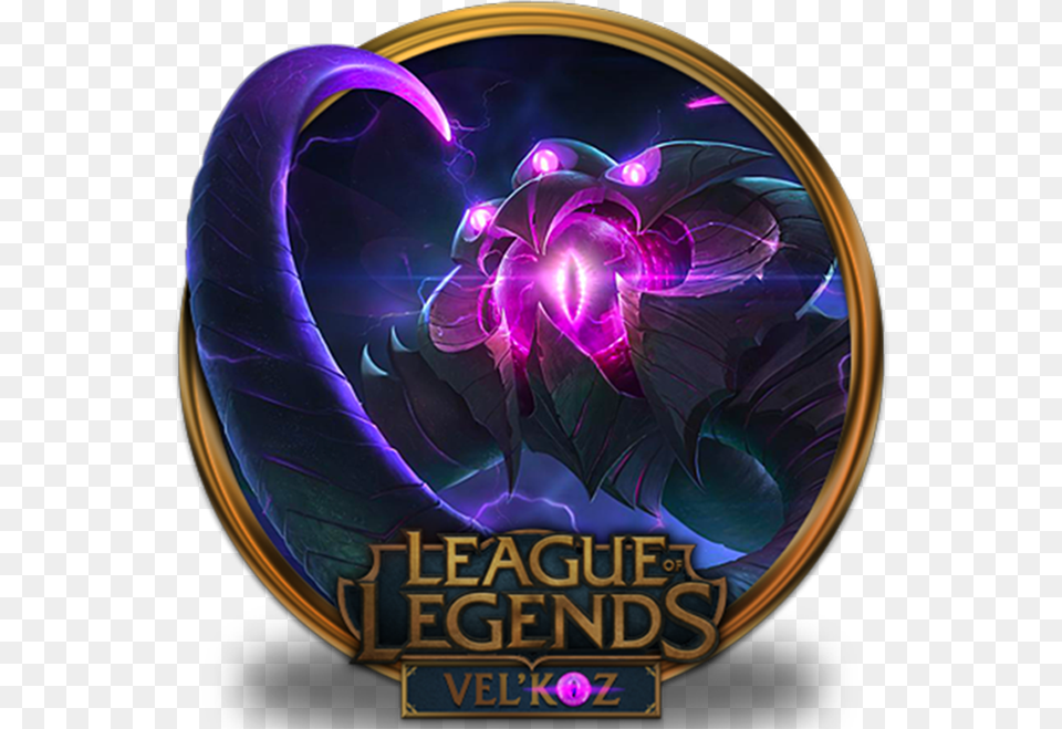 League Of Legend Velkoz, Purple Free Png Download