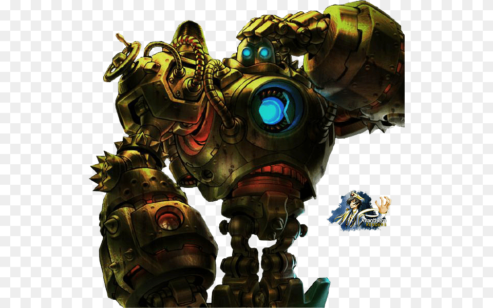 League Of Legends Blitzcrank, Robot, Person, Face, Head Free Png