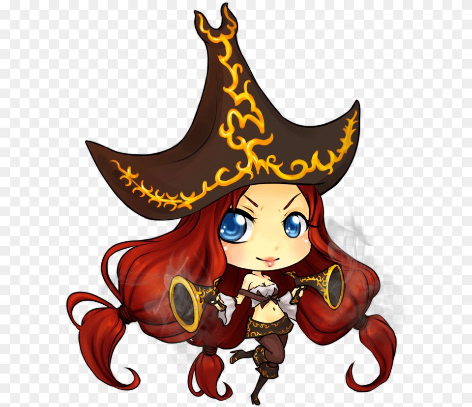 League Of Legends Chibi Miss Fortune, Book, Comics, Publication, Person Png Image