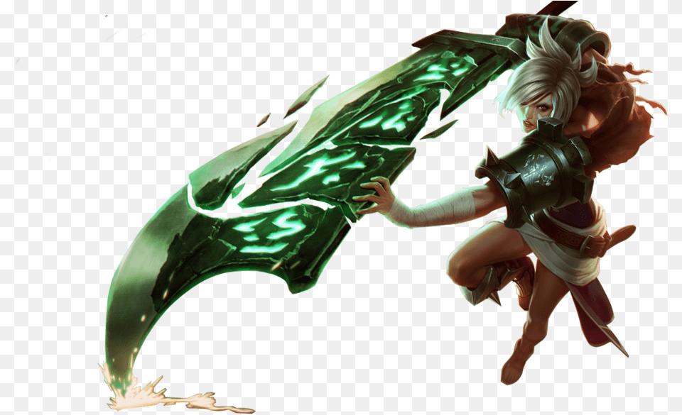 League Of Legends Classic Riven Render By Popokupingupop90 Da3njps League Of Legends Riven Render, Baby, Person, Face, Head Free Transparent Png