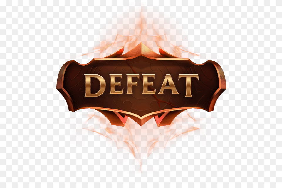 League Of Legends Defeat, Logo, Emblem, Symbol, Badge Free Transparent Png