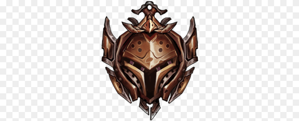 League Of Legends Division Boosting Lol Bronze Icon, Armor, Shield, Clothing, Hardhat Free Png Download