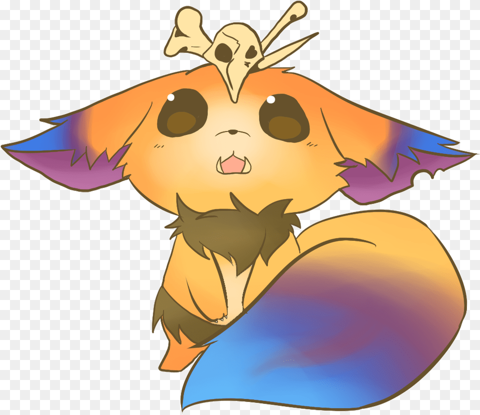 League Of Legends Fan Art Gnar League Of Legends Chibi Gnar, Book, Comics, Publication, Animal Free Png Download