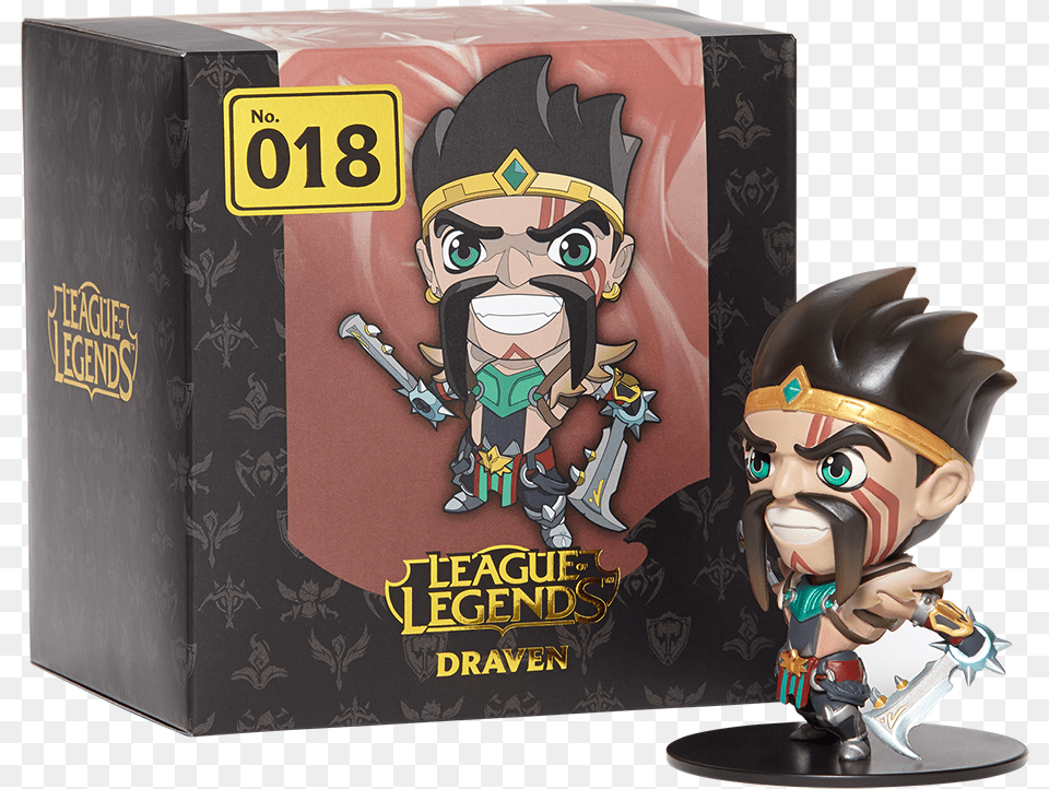 League Of Legends Figures Draven, Baby, Person, Face, Head Png