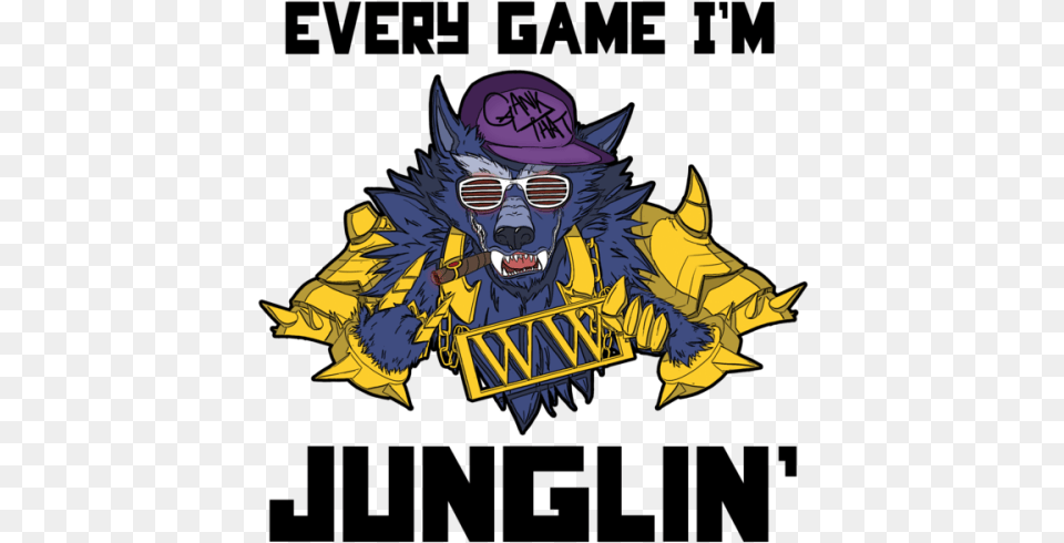 League Of Legends Jungler T Shirt, Person, Accessories, Sunglasses Free Png Download