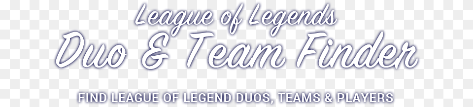 League Of Legends Lfg Calligraphy, Text Png