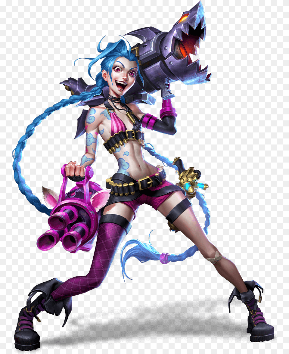 League Of Legends Lol Jinx, Person, Clothing, Costume, Adult Free Transparent Png