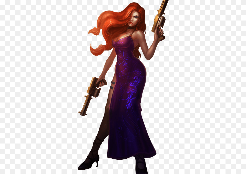 League Of Legends Miss Fortune, Clothing, Costume, Dress, Evening Dress Free Transparent Png