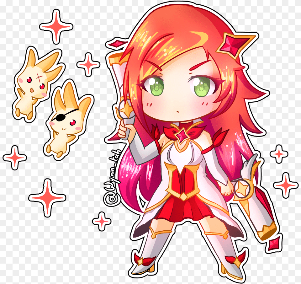 League Of Legends Miss Fortune Star Guardian Miss Cartoon, Book, Comics, Publication, Baby Png Image