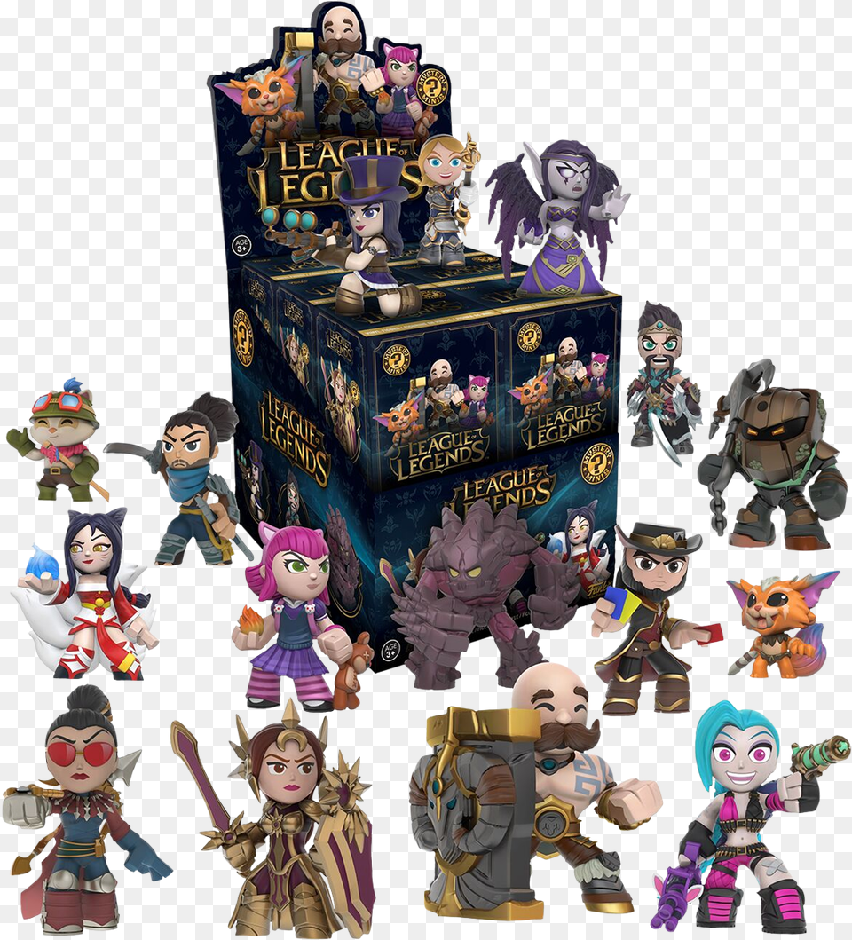 League Of Legends Mystery Minis, Baby, Person, Figurine, Face Png