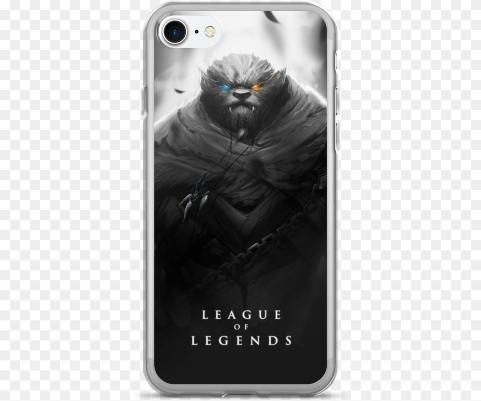 League Of Legends Nighthunter Rengar Iphone 77 Plus Lol Black And White, Electronics, Phone, Mobile Phone, Adult Png