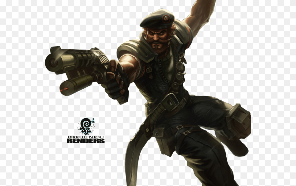 League Of Legends Render Gangplank, Adult, Male, Man, Person Free Png Download