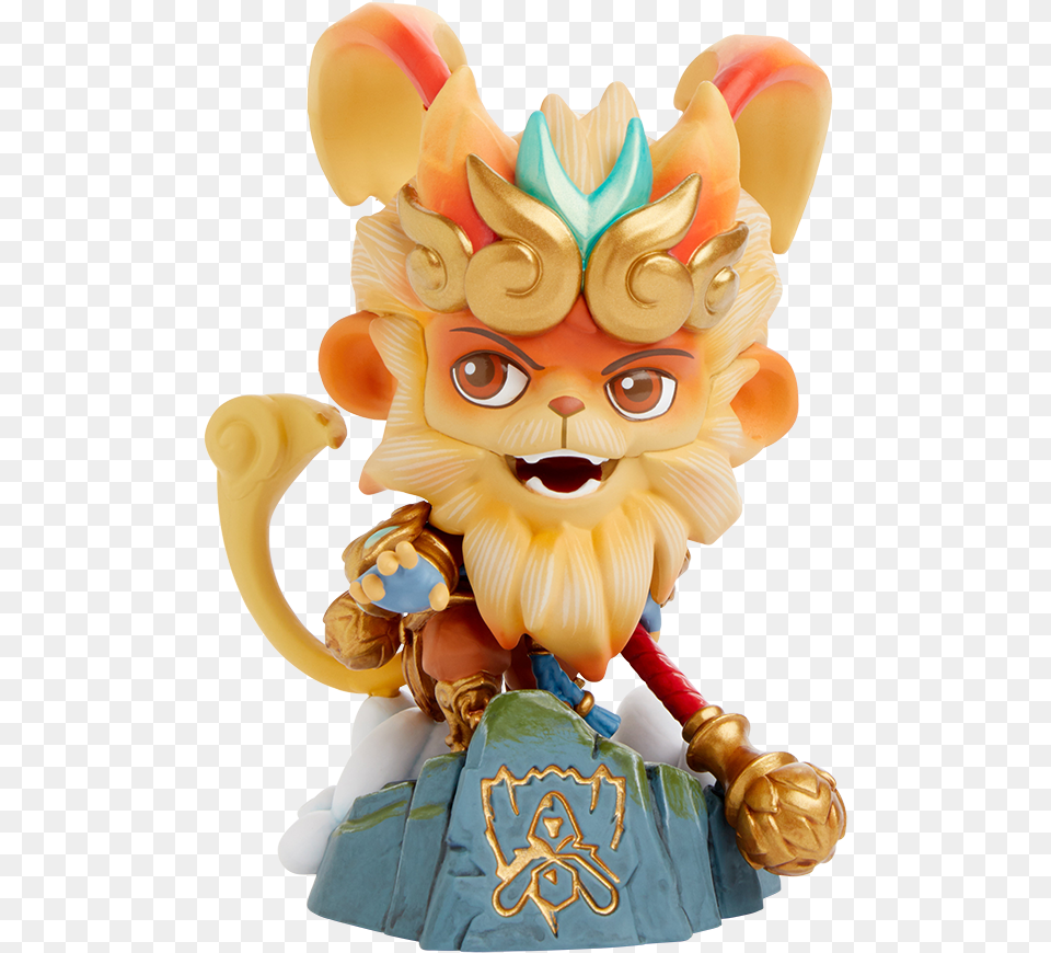 League Of Legends Wukong Figure, Figurine, Baby, Person, Face Free Png Download