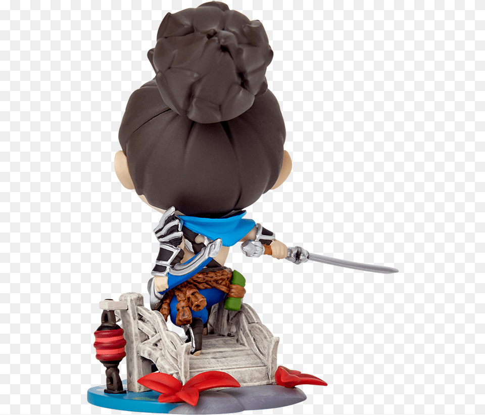 League Of Legends Yasuo Figure, Figurine, Sword, Weapon, Baby Png