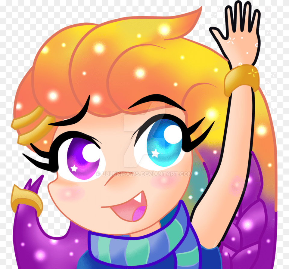 League Of Legends Zoe Emote Hi, Baby, Person, Art, Graphics Free Png