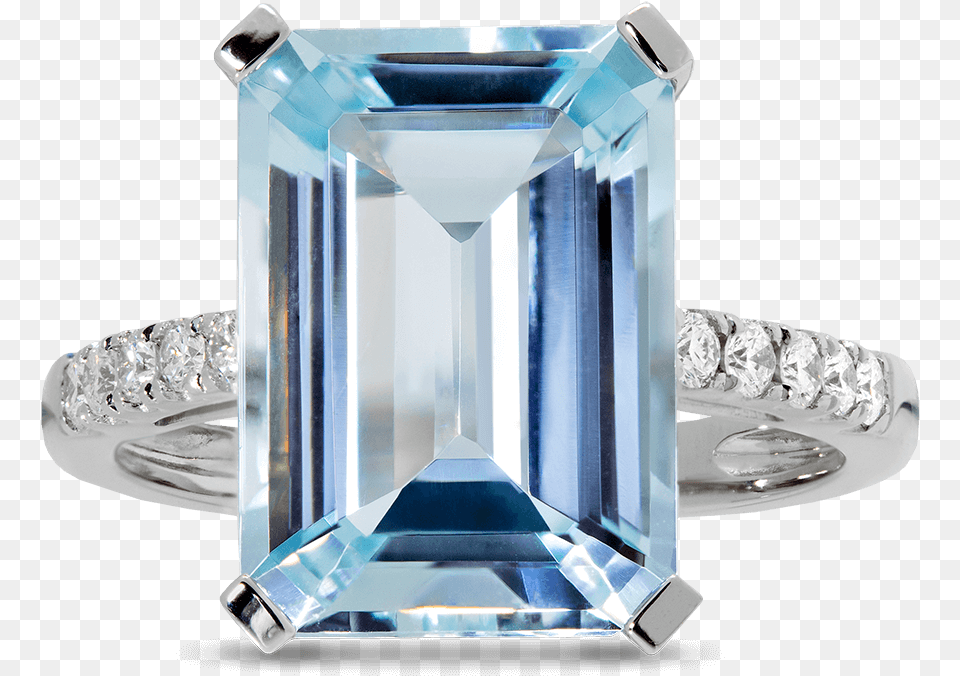 Leah Aquamarine Ring Engagement Ring, Accessories, Diamond, Gemstone, Jewelry Png Image