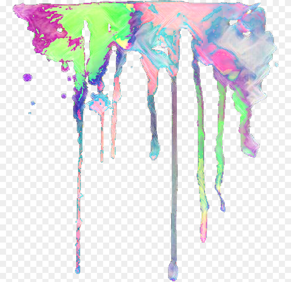 Leak Liquid Watercolor Colorful Splash Overlay Watercolor Painting, Art, Modern Art, Purple, Ice Png