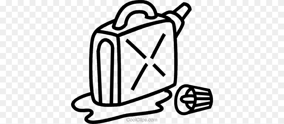 Leaking Gas Can Royalty Vector Clip Art Illustration Gas Can Clip Art, Bag, Device, Grass, Lawn Png