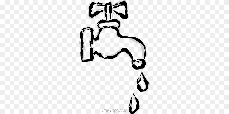 Leaky Faucet Royalty Vector Clip Art Illustration, Stencil, Water, Animal, Kangaroo Free Transparent Png