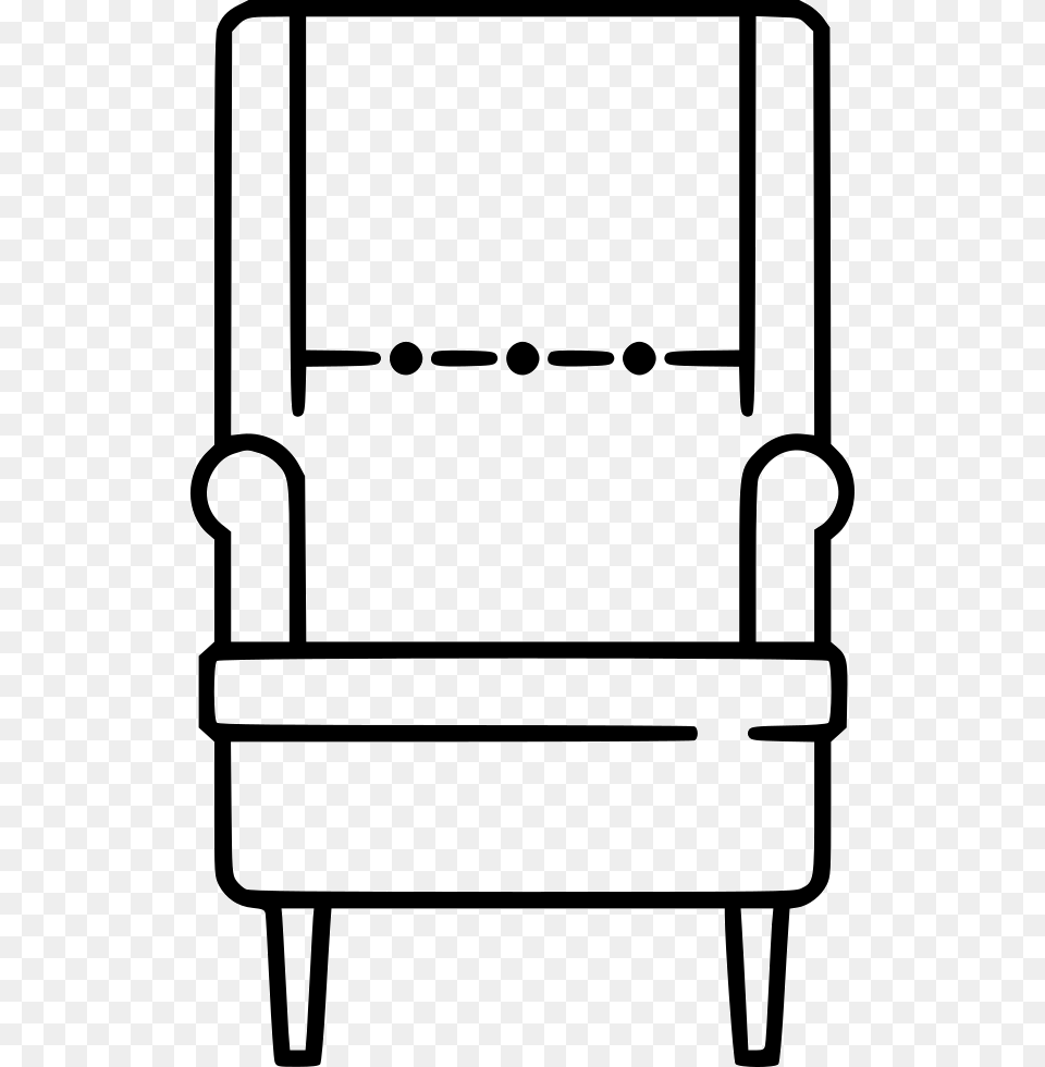 Lean Chair Icon Furniture, Armchair Free Png Download