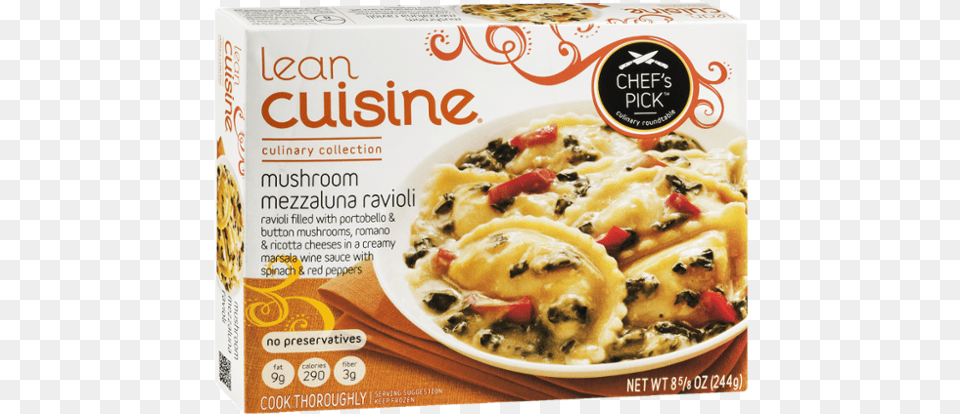 Lean Cuisine Chef39s Pick Culinary Collection Mushroom Lean Cuisine Meals, Food, Pasta, Ravioli, Pizza Free Png Download