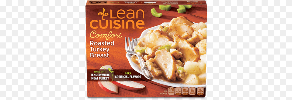 Lean Cuisine Turkey And Apples, Fork, Cutlery, Meal, Food Free Png