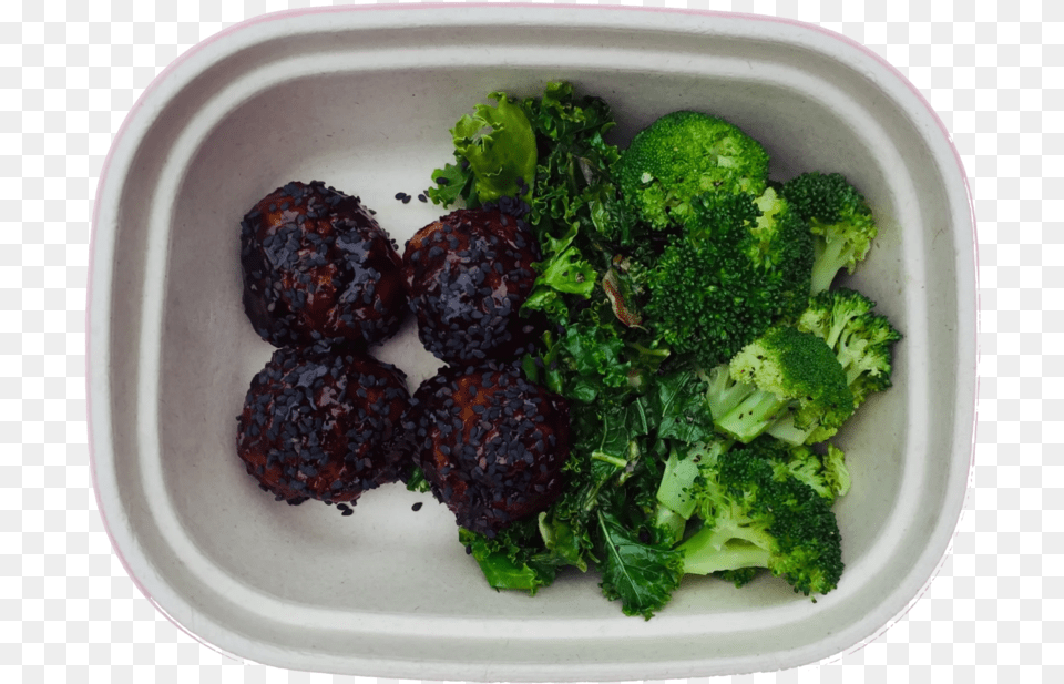 Lean Entree With Sweet Amp Spicy Turkey Meatballs Broccoli, Plate, Food, Plant, Produce Png Image