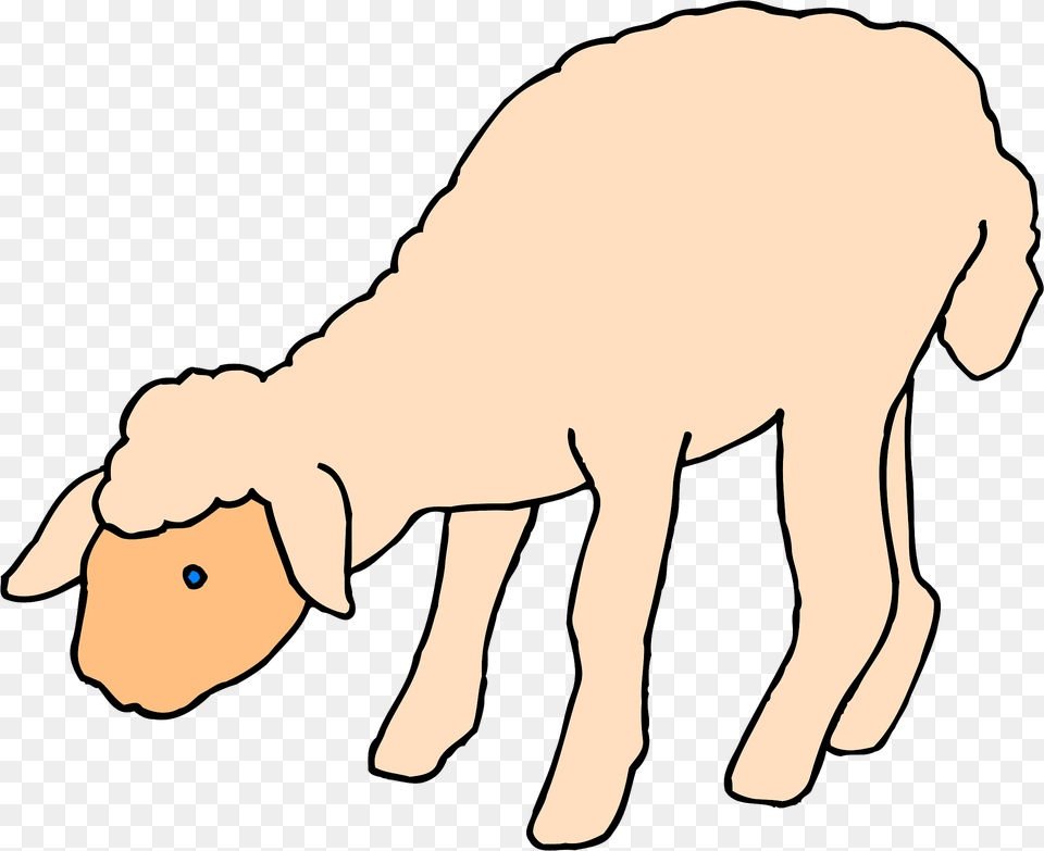 Leaning Clipart, Animal, Livestock, Mammal, Sheep Free Transparent Png