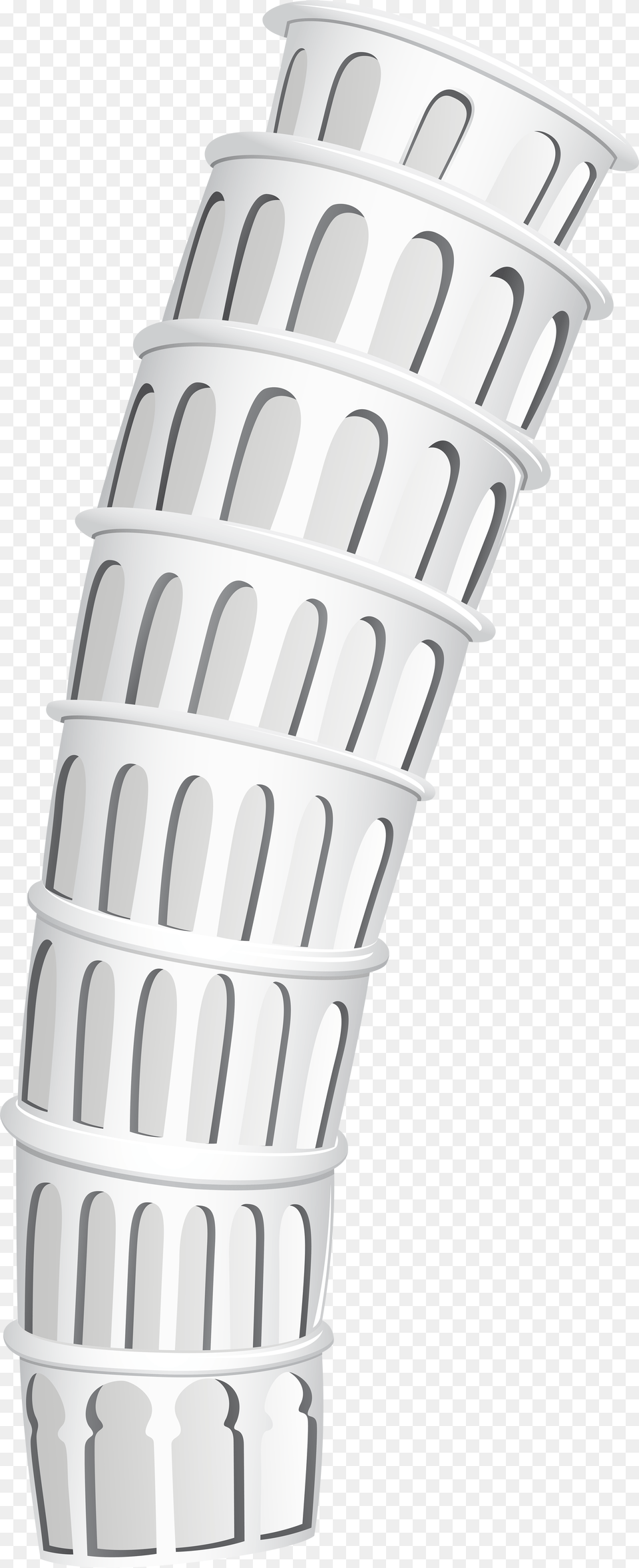 Leaning Tower Of Pisa Clip Art Leaning Tower Of Pisa, Crib, Furniture, Infant Bed, Cup Free Png Download