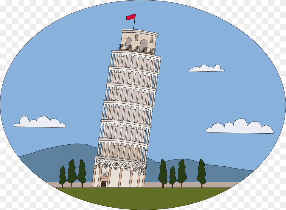 Leaning Tower Of Pisa Clipart, Architecture, Office Building, High Rise, City Png