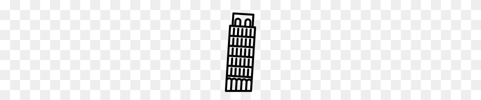 Leaning Tower Of Pisa Icons Noun Project, Gray Png