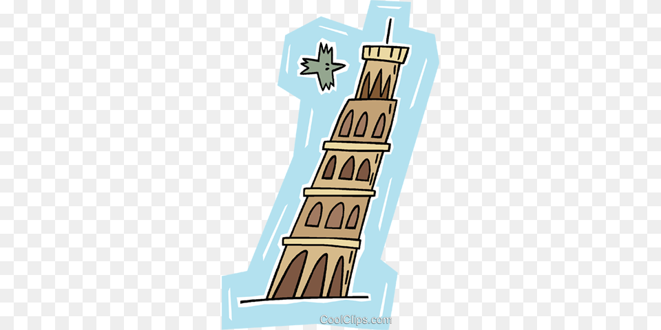 Leaning Tower Of Pisa Royalty Vector Clip Art, City, Dynamite, Weapon Free Png