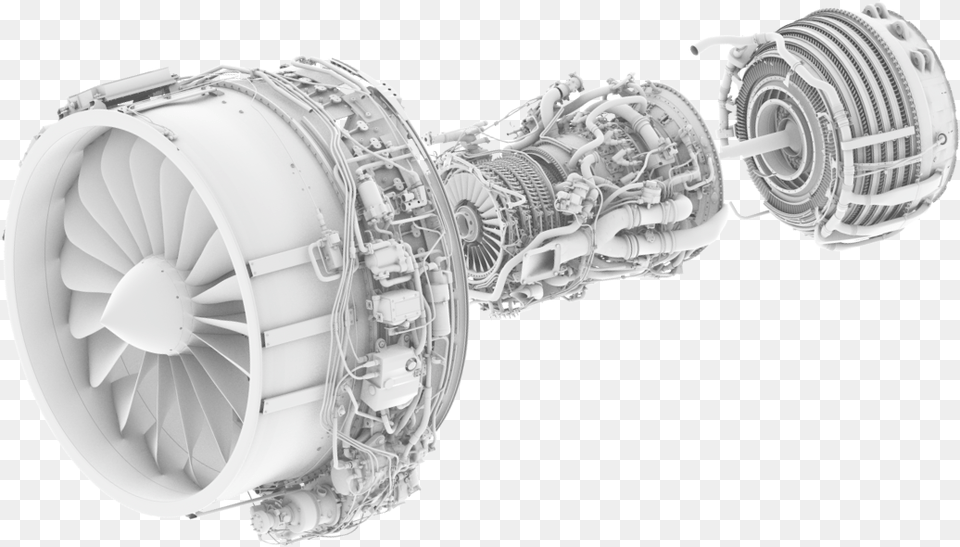 Leap 1a Engine Left Side View, Machine, Motor, Wheel, Turbine Free Png Download