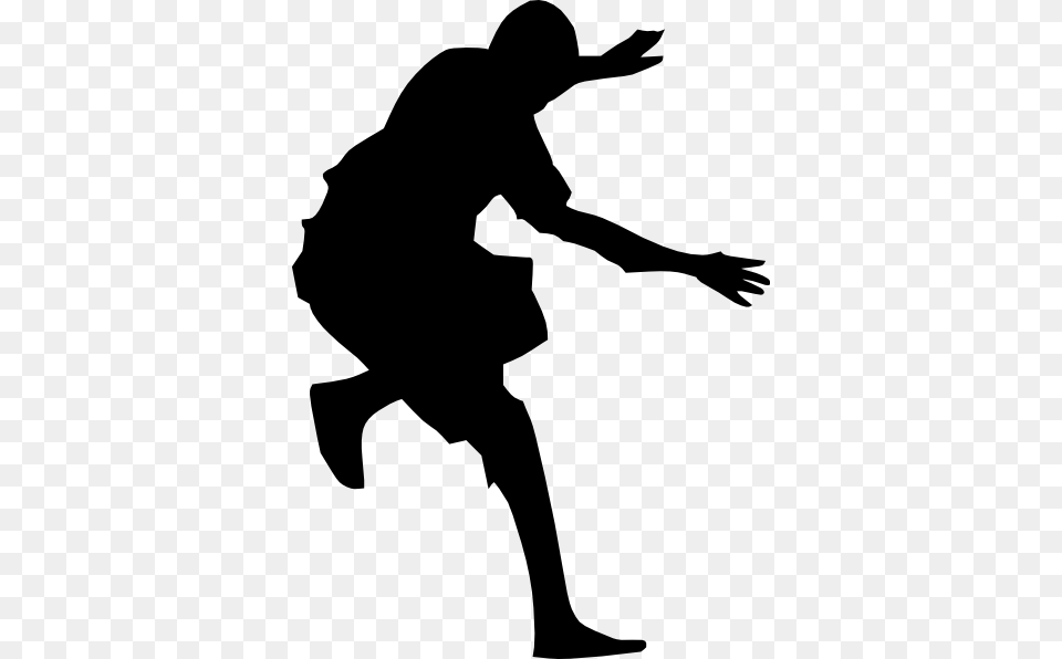 Leap Dance Silhouette Clip Art, Adult, Male, Man, Person Png Image