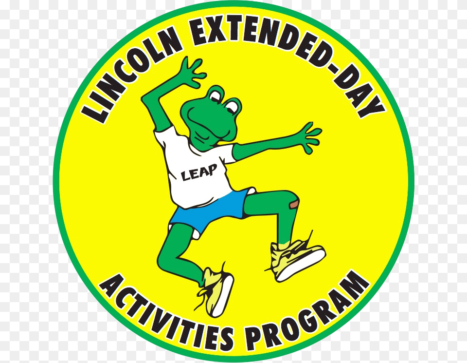Leap Lincoln Extended Day Activities Program An After School, Logo, Person, People Free Png Download