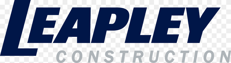 Leapley Construction Logo, Text Free Png Download