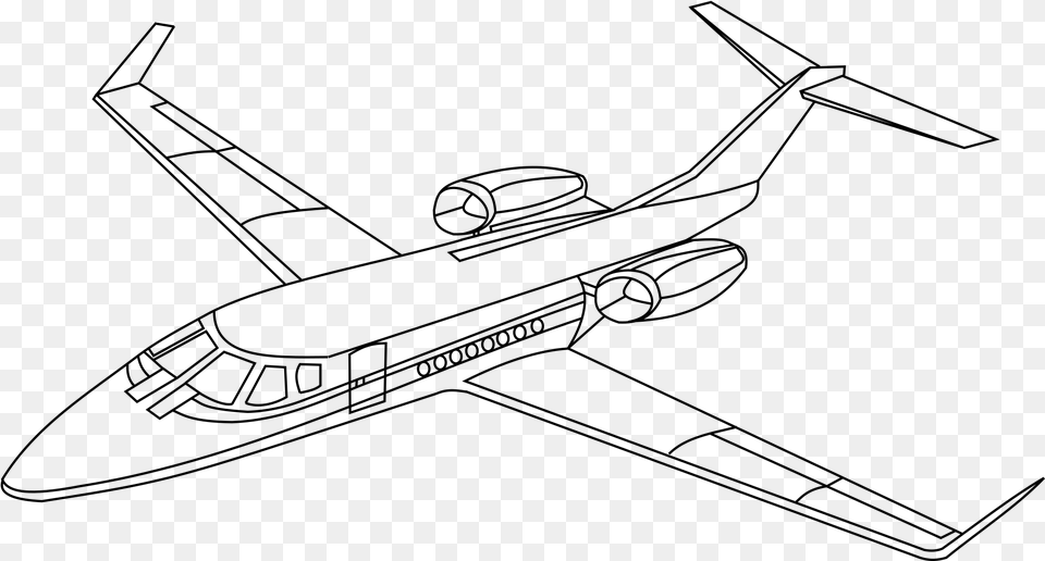 Lear Jet Clip Arts Liar Jet Icon, Gray Png Image