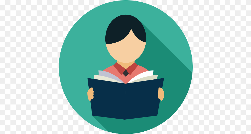 Learn 5 Image Study Icon, Person, Reading, Head Png