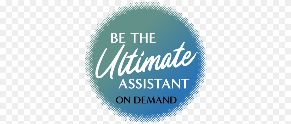Learn About Be The Ultimate Assistant Dot, Book, Publication, Disk, Logo Free Transparent Png
