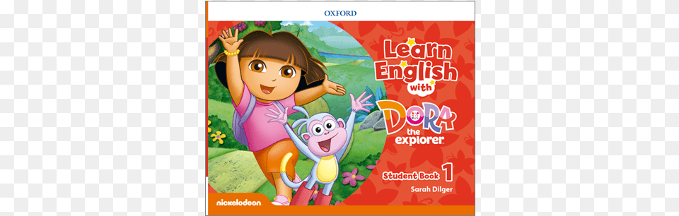 Learn English With Dora The Explorer Level, Advertisement, Poster, Book, Comics Free Png Download