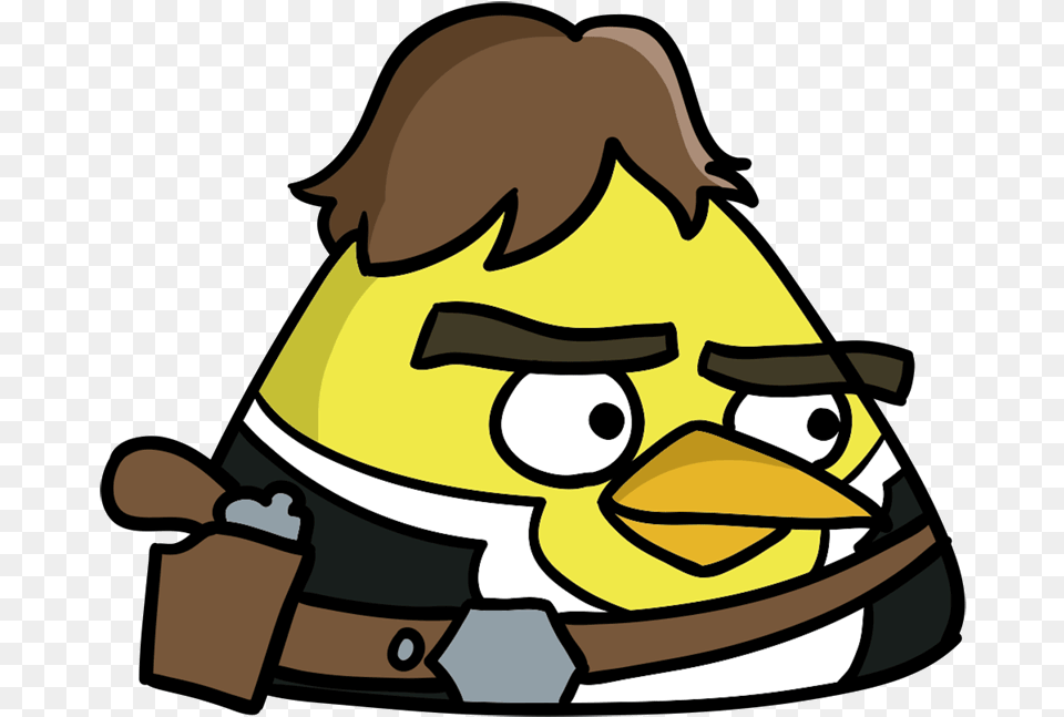 Learn How To Draw Han Solo Easy Draw Everything Han Solo Angry Birds Star Wars 2, Clothing, Hardhat, Helmet Free Png Download